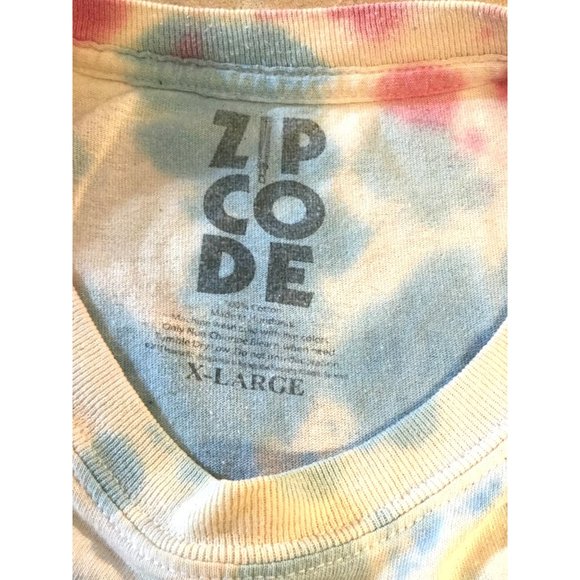 The Rolling Stones Zipcode Concert Tour Tie-Dye Shirt XL Tee T-shirt Zip Code - Picture 3 of 5